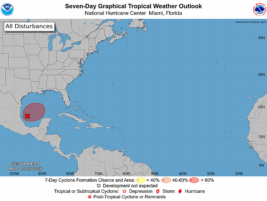 Dunedin watches Gulf disturbance with 80% development chance: the week ahead